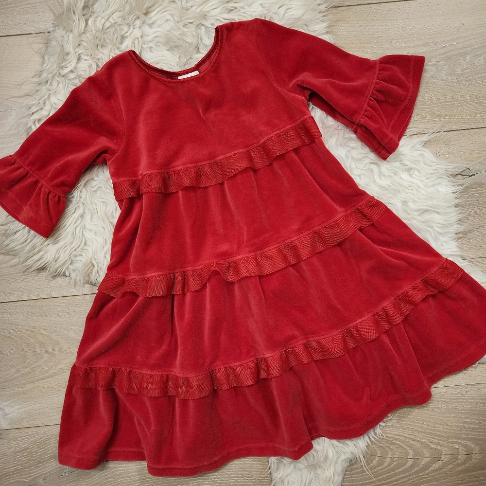 EUC,  Hanna Anderson Christmas Dress,  5T